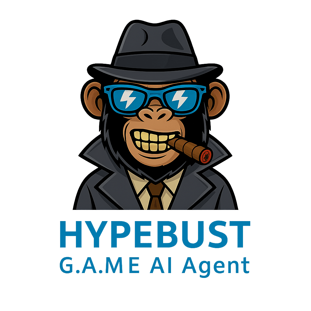 HypeBust G.A.M.E AI Agent Logo